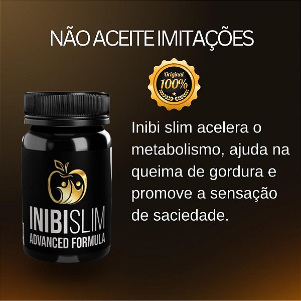 INIBI SLIM ADVANCED FORMULA 1 frasco