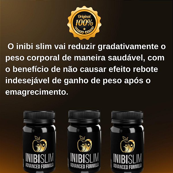 INIBI SLIM ADVANCED FORMULA  3  frascos