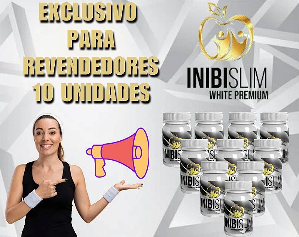 REVENDA INIBISLIM WHITE PREMIUM 10 FRASCO