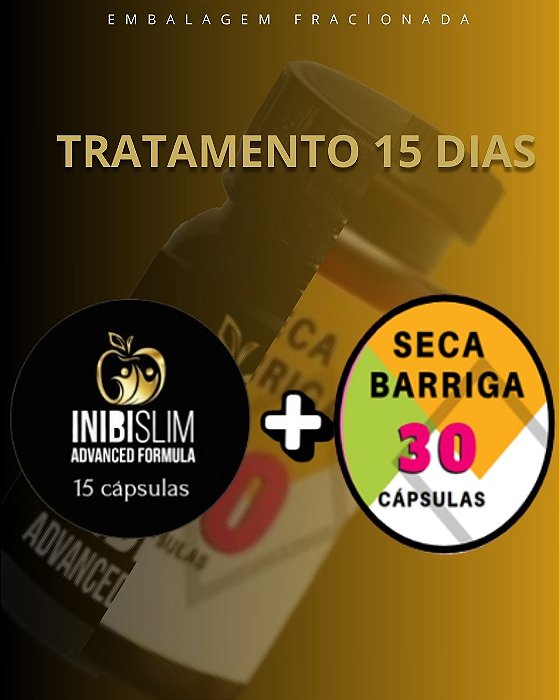 COMBO INIBI SLIM + SECA BARRIGA 15 DIAS USO