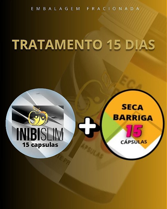 COMBO INIBI SLIM WHITE + SECA BARRIGA 15 DIAS USO