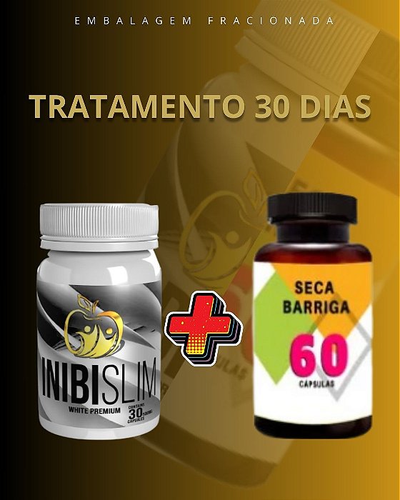 COMBO INIBI SLIM WHITE + SECA BARRIGA 30 DIAS USO