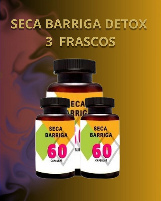 SECA BARRIGA DETOX 3 FRASCOS