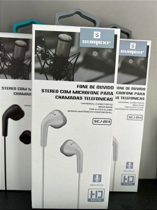 FONE DE OUVIDO P2 SEM BORRACHINHAS