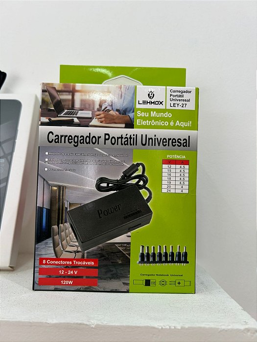 CARREGADOR UNIVERSAL NOTEBOOK