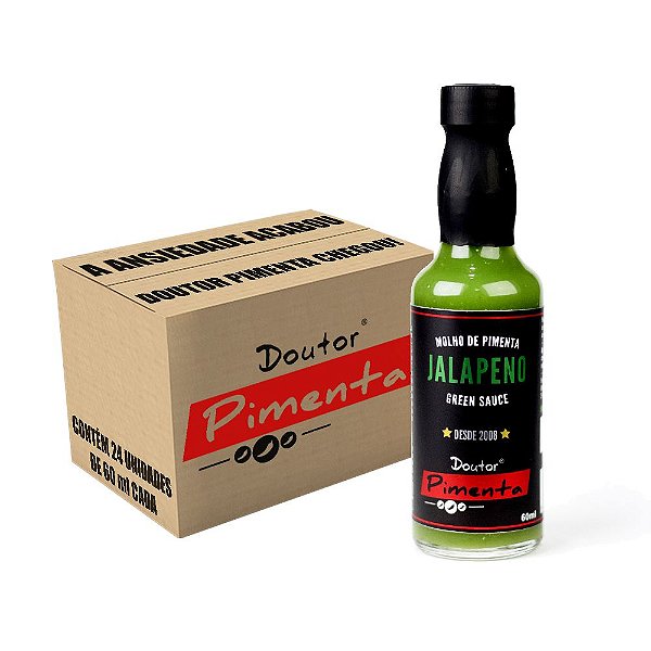 Caixa - 24 unidades de Molho de Pimenta Jalapeno