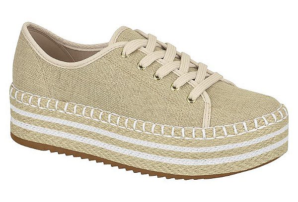 sapato beira rio flatform