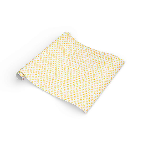 Papel Seda 'Branco Fiori' - Elegante e Delicado - 4,5x6,5cm - Pacote com 5 Unidades