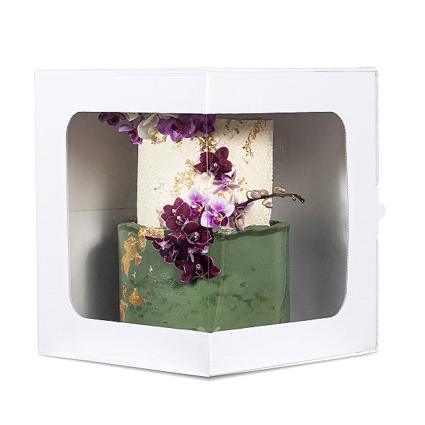 Caixa para Bolo Alto 30x30x35 | CAKE LOVER G  - (01 unidade)