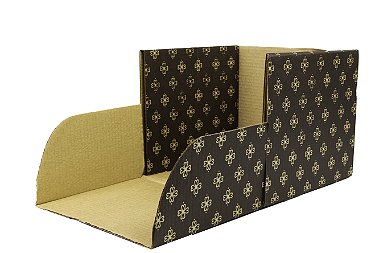 Caixa para Bolo 25x25x22 Sulformas | Marrom Fiori N° 6  - (01 unidade)