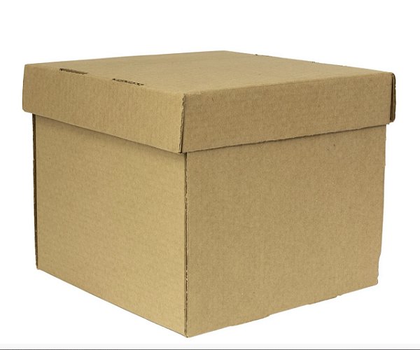 Caixa para Bolo 25x25x22 Sulformas | Kraft n° 6  - (01 unidade)