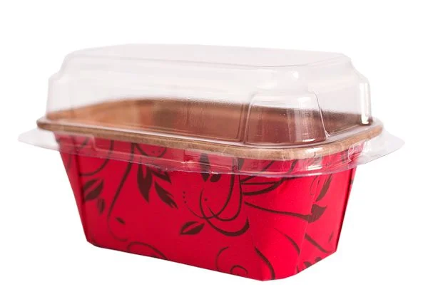 10 Formas Forneável Plumpy P 80x40x40mm Vermelho com tampa