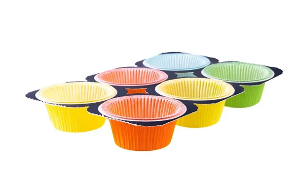 Bandeja muffin - Tam. 50x40 mm - Color -  24 muffins por bandeja