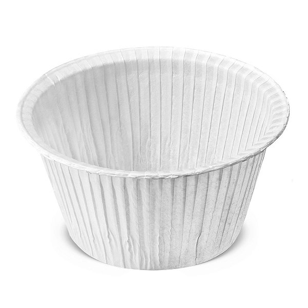 Forma Muffin Papel Forneavel | Branca 50x40 mm - (50 unidades)