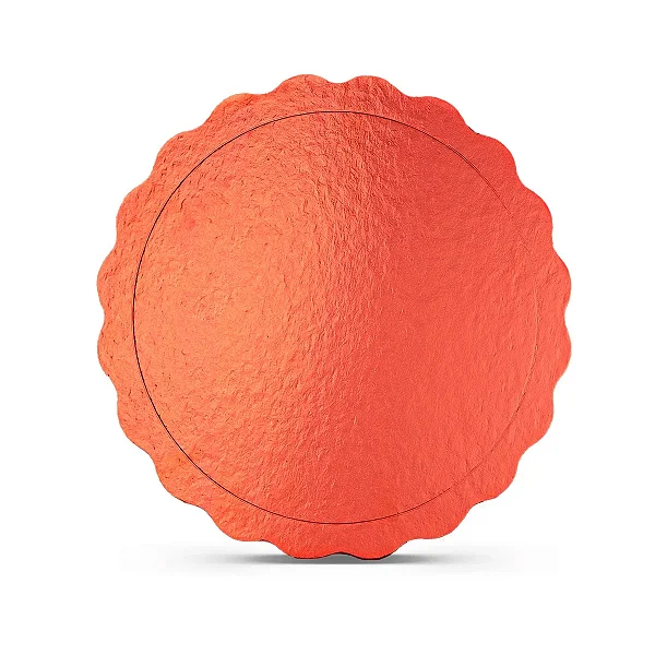 01 und Cake Board Liso - Tam. 320 mm - Vermelho