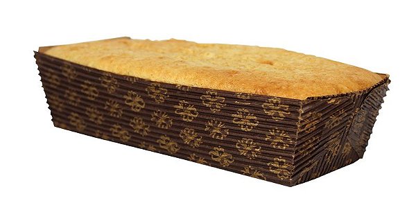 10 Und. Bolo Inglês Forneável 250 g. - Decorado Tam. 16,4x6,4x4,4cm