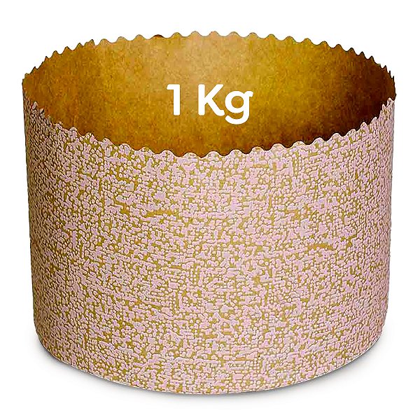 12 Formas Panetone Forneáveis 1Kg Kraft Chapisco 170x130
