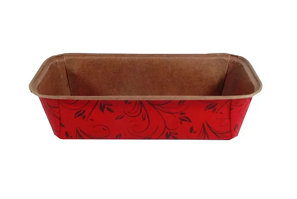 Forma Forneável Plumpy M | Vermelho 158X55X52mm - (05 unidades)