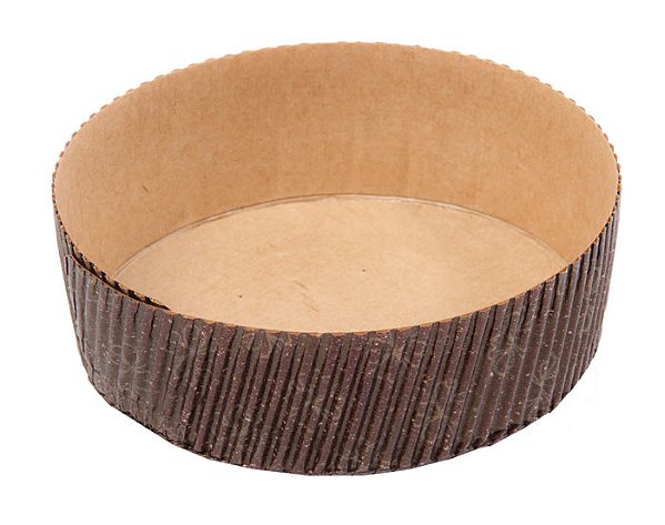 Forma de Bolo Redondo Forneavel 100g | Decorado 88x30mm - (05 unidades)