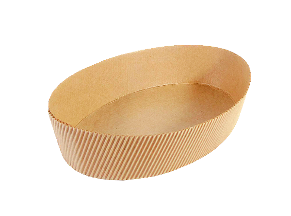 Forma Forneável Colomba Oval 500 g | Kraft 21,5x5 - (05 unidade)