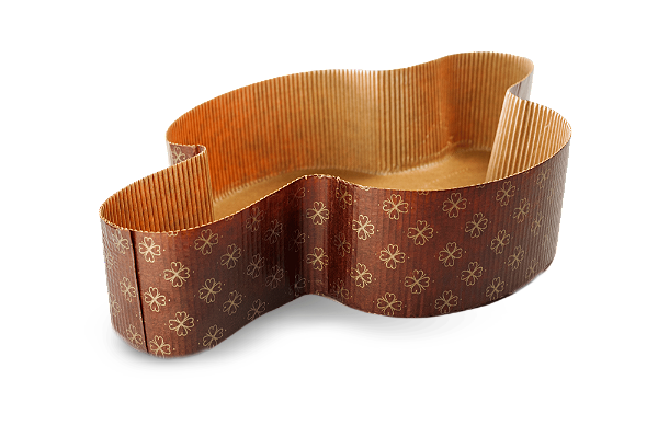 Forma Forneavel Colomba Pomba 750g | Marrom Fiori 30,7x21,5x5,8x30cm - (05 unidade)