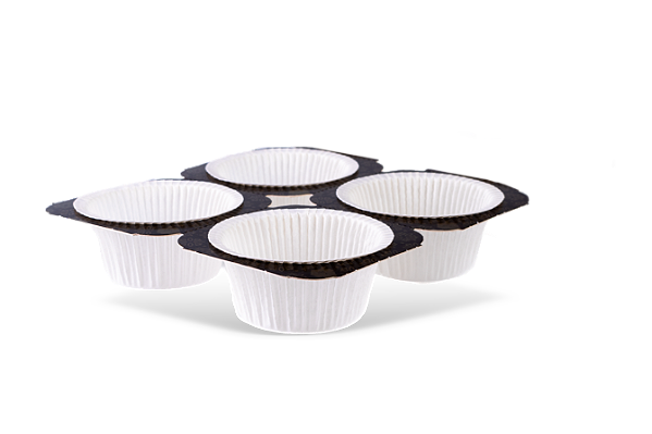 Bandeja Muffin Papel Forneavel | Branca 50x40 - (Pacote com 16 unidades)