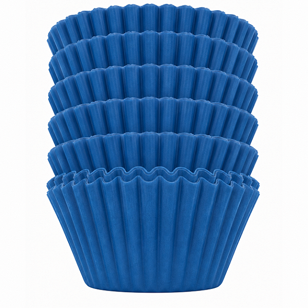 Forminha Forneável Pirotine 50un 50x38mm N°0 | Azul