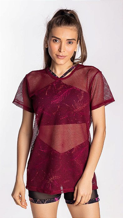 camisa fitness feminina