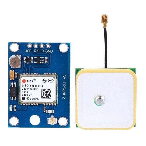 Módulo GPS GY-NEO6MV2 Com Antena Para Arduino e Raspberry PI