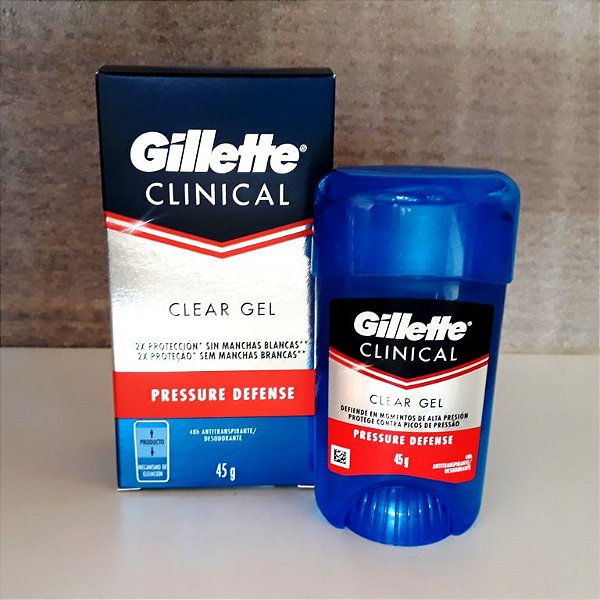 Desodorante Antitranspirante Gillette Clinical Clear Gel 45g