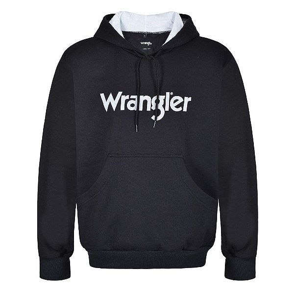 MOLETOM WRANGLER PRETO WM9507PR