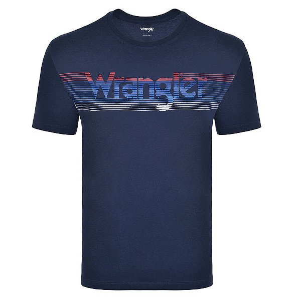 CAMISETA WRANGLER AZUL MARINHO WM8016MA