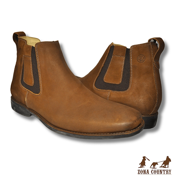 BOTINA ANATOMIC GEL VINTAGE CONHAQUE 9253