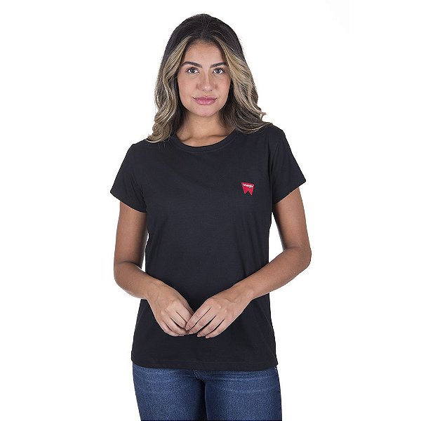 CAMISETA WRANGLER PRETA TSHIRT WF8036PR