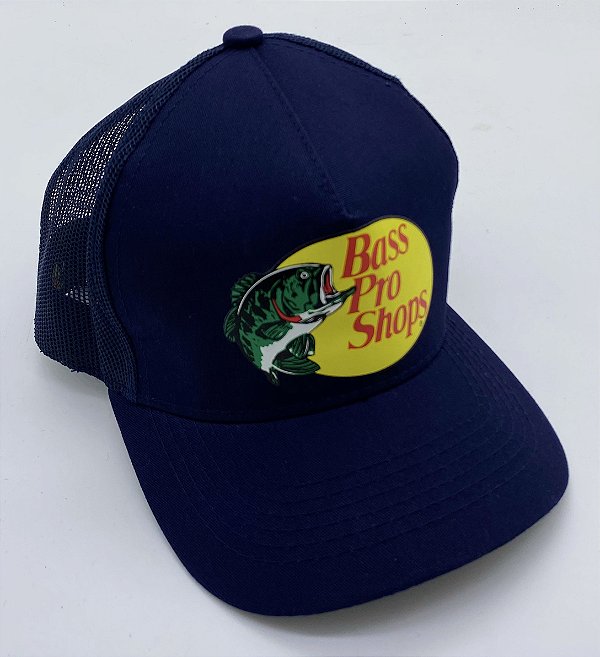 BONE BASS PRO SHOPS AZUL MARINHO ESTAMPADO