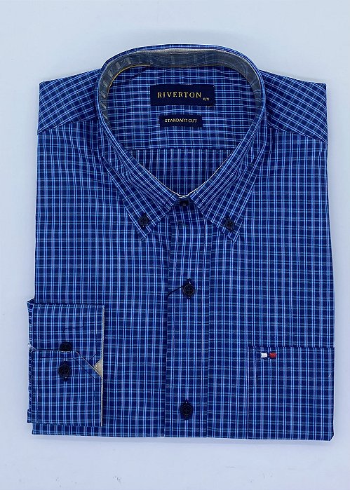 CAMISA RIVERTON ML 210586 STANDART CUT GOLD LINE