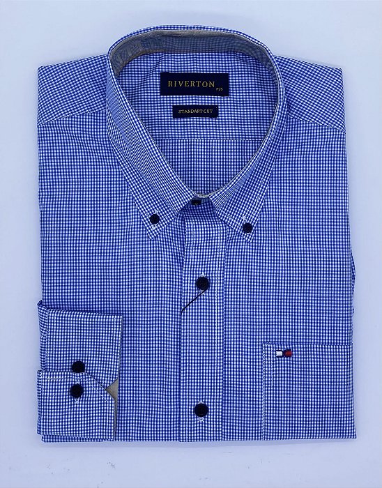 CAMISA RIVERTON ML 210550 STANDART CUT GOLD LINE