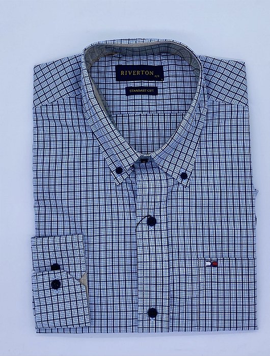 CAMISA RIVERTON ML 210548 STANDART CUT GOLD LINE