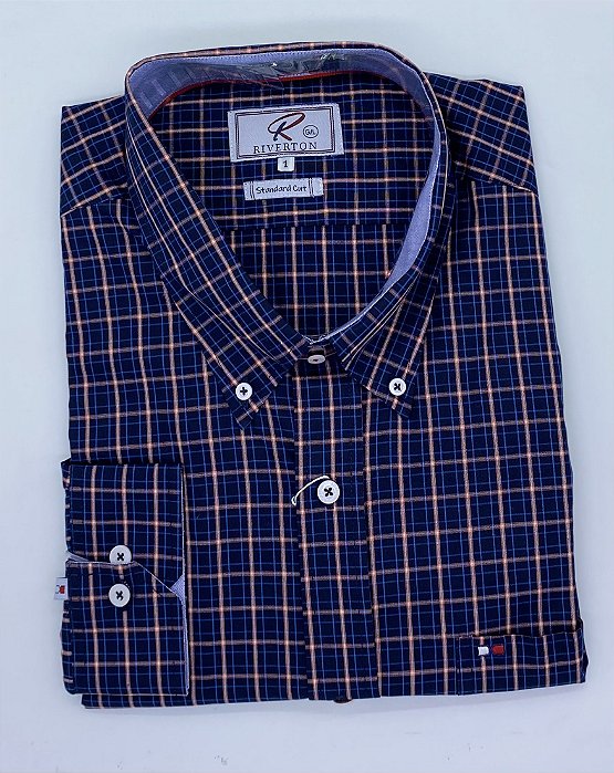 CAMISA RIVERTON ML 015565 STANDART CUT BIG