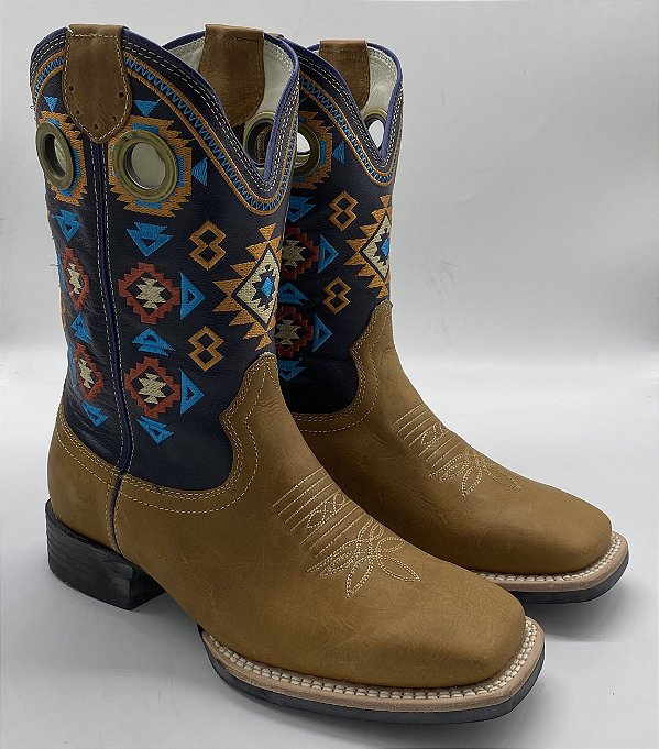 BOTA VIMAR CARAMELO AZUL 81219