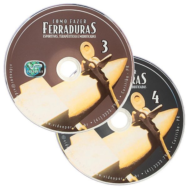 dvd como fazer ferraduras - 4dvds