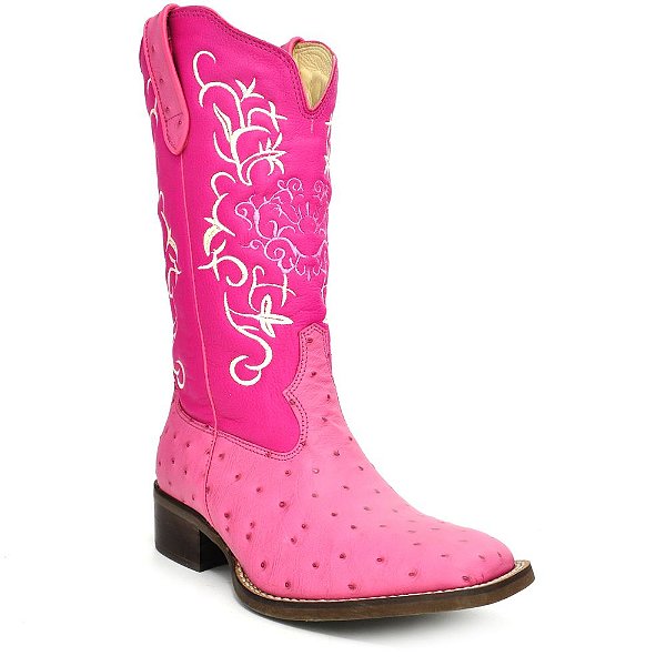 bota masculina rosa