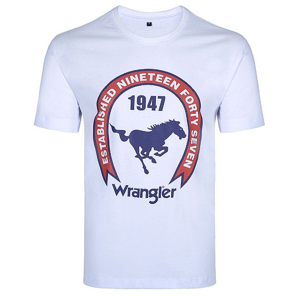 CAMISETA WRANGLER BRANCA WM8200BR