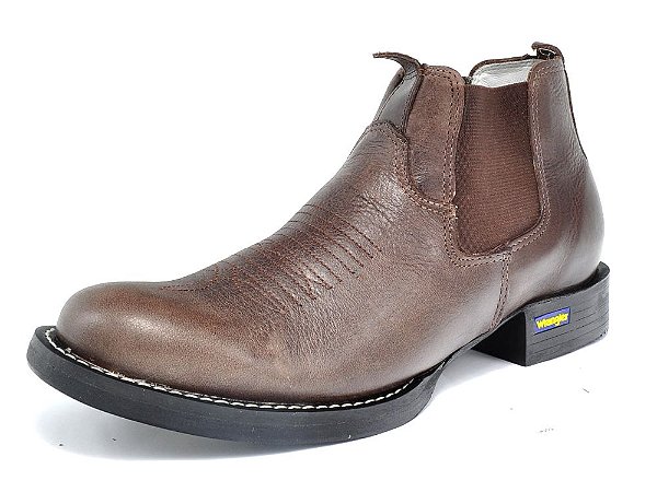 bota wrangler bico quadrado