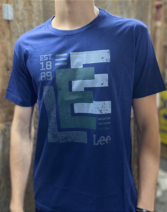 CAMISETA LEE AZUL MARINHO 5354