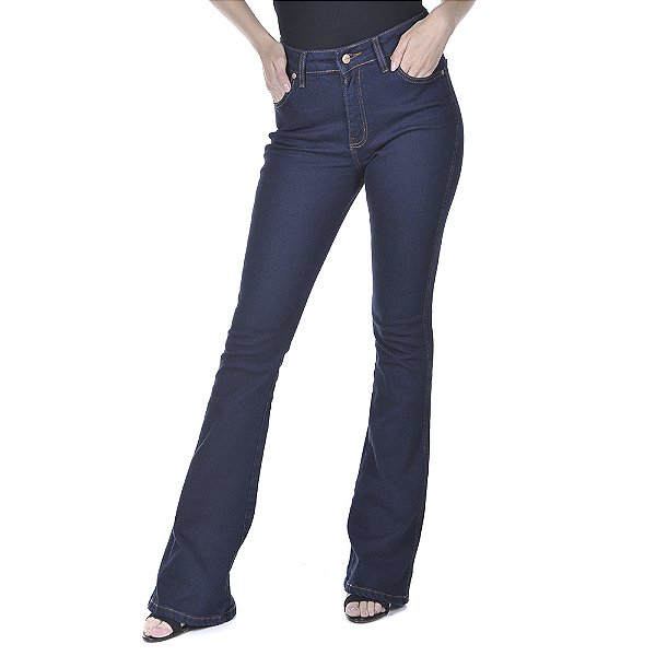 Calça Feminina Wrangler Flare Jeans Elastano Original