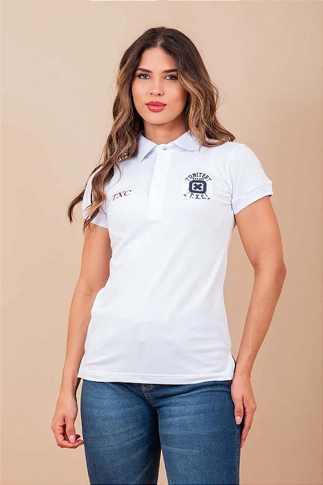 POLO TXC ESTAMPADA BRANCO 27163