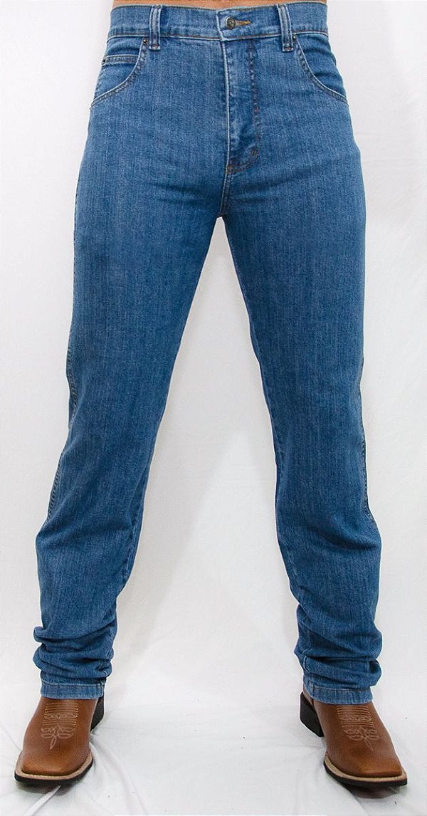 calça jeans indian farm texana moove wg com elastano