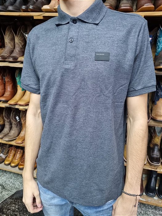 CAMISETA POLO LEE MESCLA GRAFITE 4383L