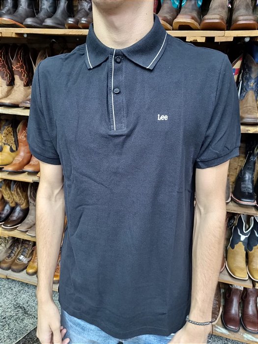 CAMISETA POLO LEE PRETA 4380